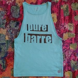 Pure Barre Tank Top -- Pretty Turquoise Blue